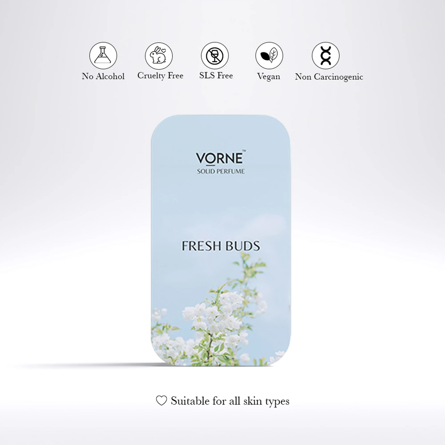 VORNE Fresh Buds Solid Perfume for Men & Women
