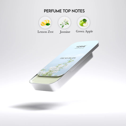 VORNE Fresh Buds and White Oud Solid Perfume Combo Set for men and Women