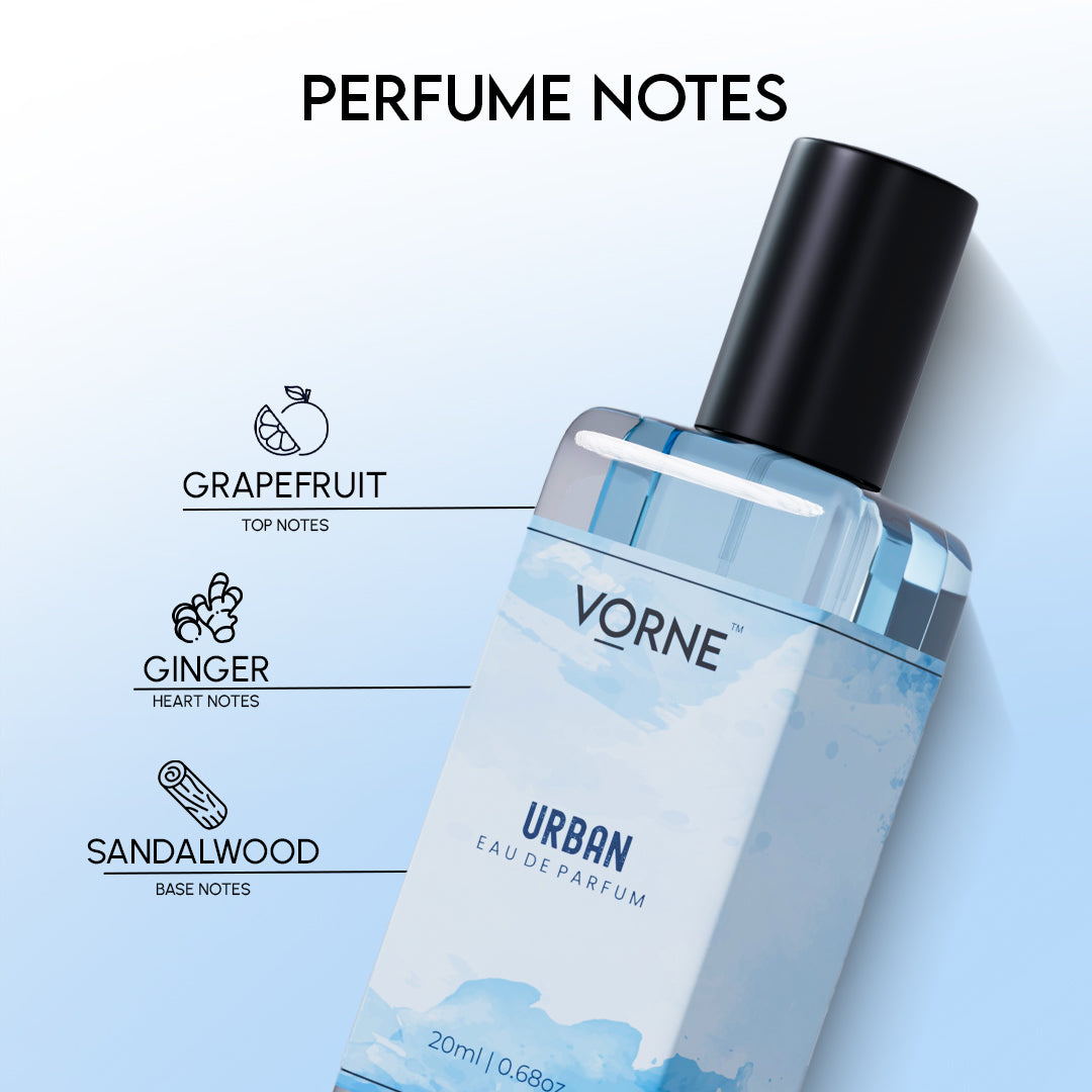 VORNE Legace & Urban EDP 20Ml each perfume Combo for men and women