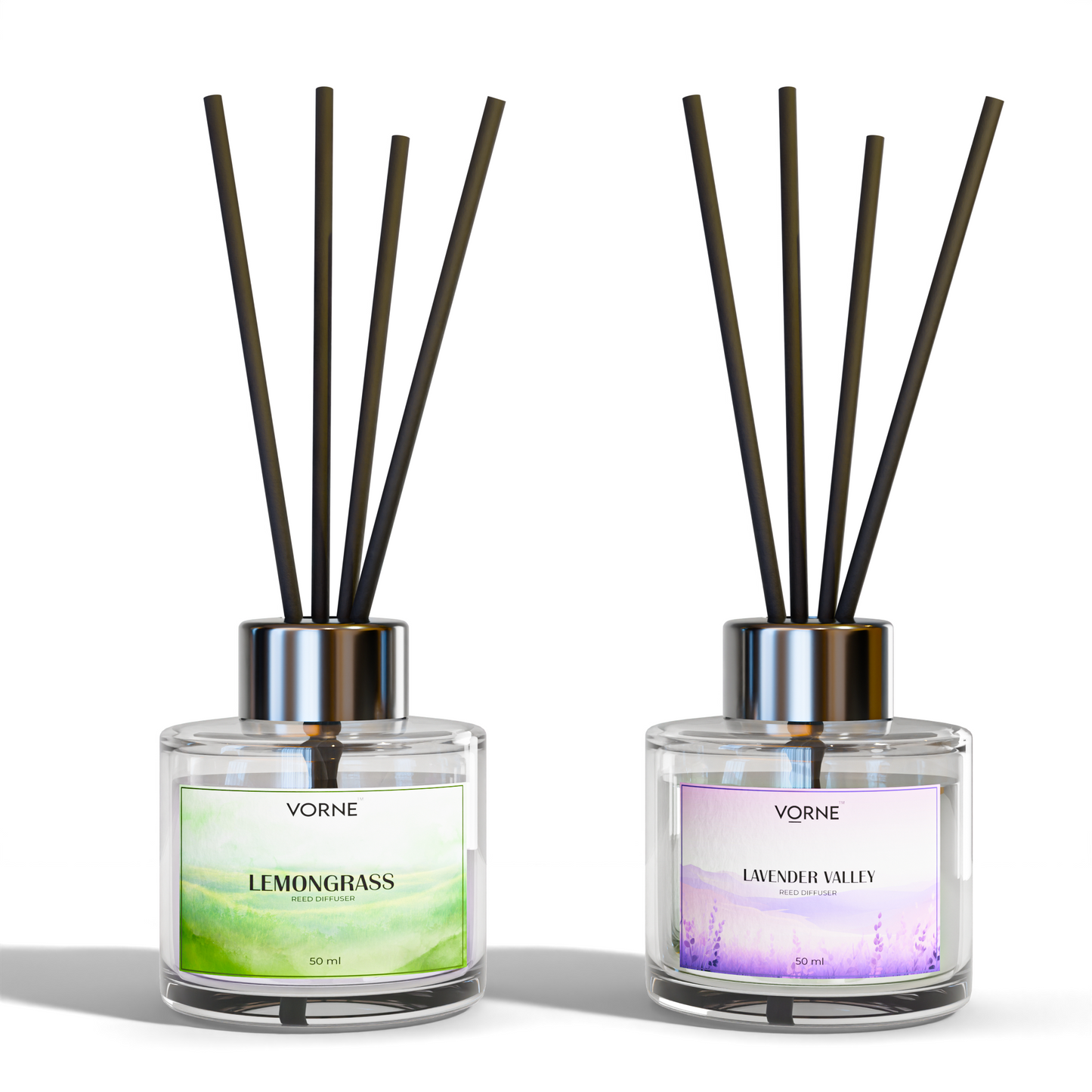 Vorne Lavender Valley + Lemongrass Reed Diffuser set