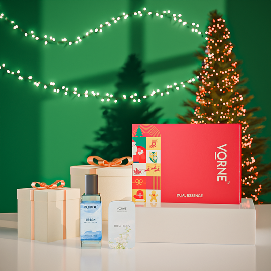 VORNE Urban Eau De Parfum & Fresh Buds Solid Perfume Combo | Christmas Special Edition for Men (EDP + 12g Solid Perfume)
