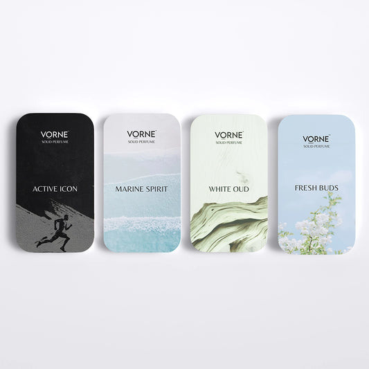 VORNE Set of 4 Solid Perfume for Men