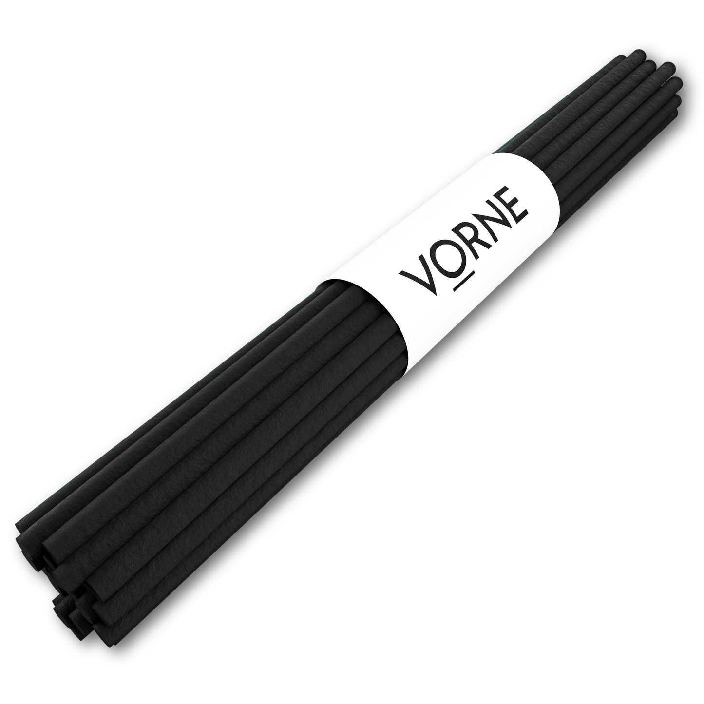 VORNE Fiber Reed Sticks for Diffuser | Pack of 10 | 8 Inch Black Reed Diffuser Sticks
