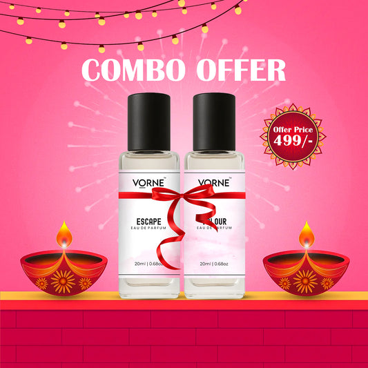 VORNE Escape & Valour EDP 20Ml each perfume Combo for women