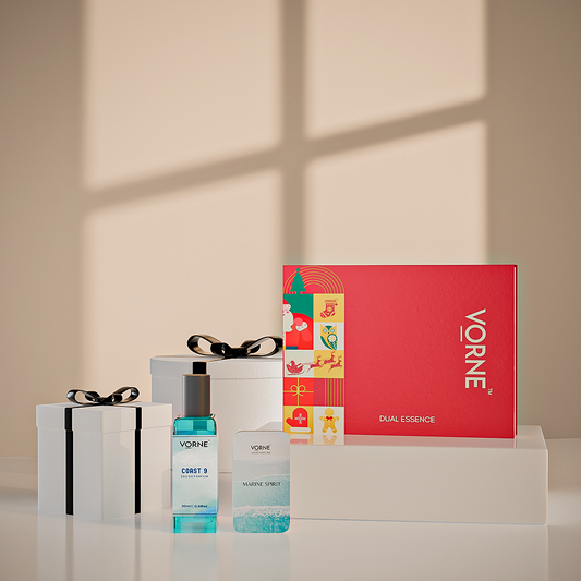 VORNE Coast 9 Eau De Parfum & Marine Spirit Solid Perfume Combo for Men (EDP + 12g Solid Perfume)