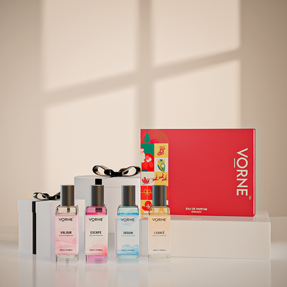 VORNE Eau De Parfum Gift Set for Women | Pack of 4 Fragrances (4 x 20ml EDPs)