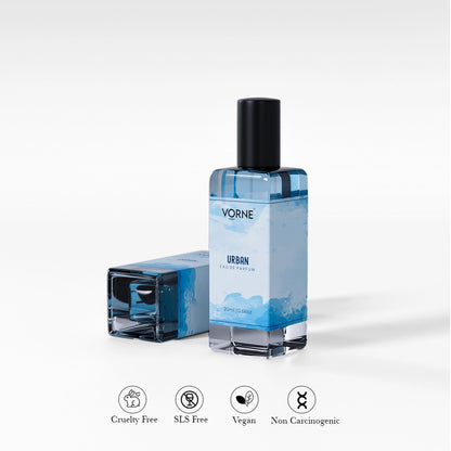 VORNE Urban EDP and Fresh Buds Solid Perfume Combo
