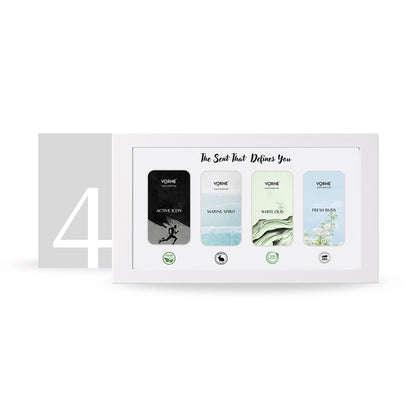VORNE Set of 4 Solid Perfume for Men