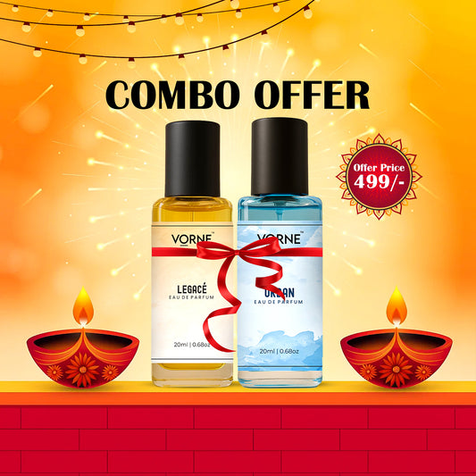 VORNE Legace & Urban EDP 20Ml each perfume Combo for men and women