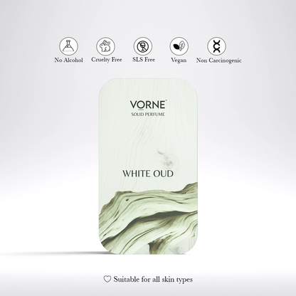 VORNE Caravan EDP and White Oud Solid Perfume Combo for Men