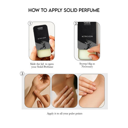 VORNE Legace EDP 20ml and Active Icon Solid Perfume Combo