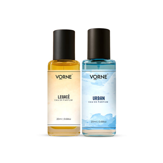 VORNE Legace & Urban EDP 20Ml each perfume Combo for men and women