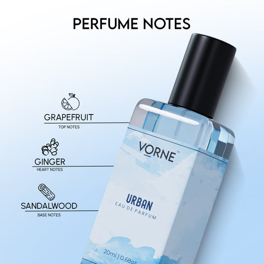 VORNE Urban EDP and Fresh Buds Solid Perfume Combo