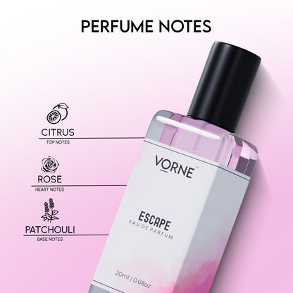 VORNE Escape & Valour EDP 20Ml each perfume Combo for women