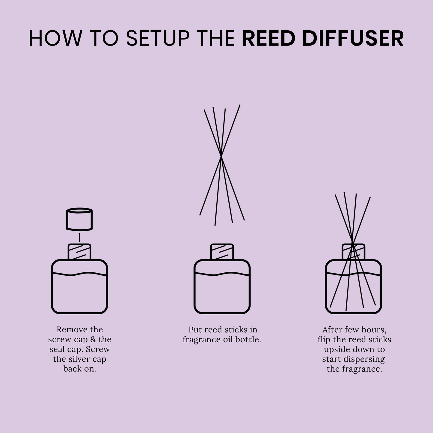 Vorne Lavender Valley Reed Diffuser 50ml | Calming Natural Room Freshener