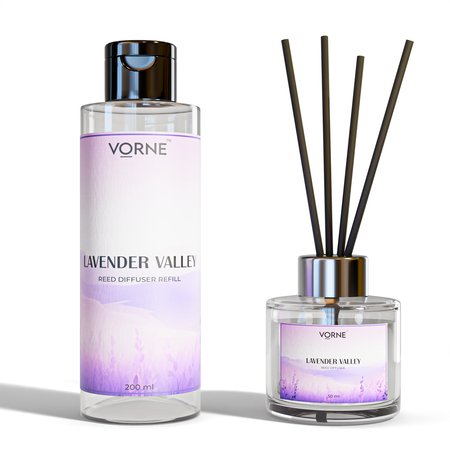 VORNE Lavender Valley Reed Diffuser Refill 200ml