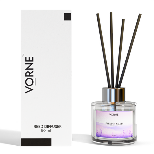 Vorne Lavender Valley Reed Diffuser 50ml | Calming Natural Room Freshener