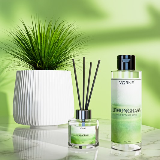 VORNE Lemongrass Reed Diffuser Refill 200ml