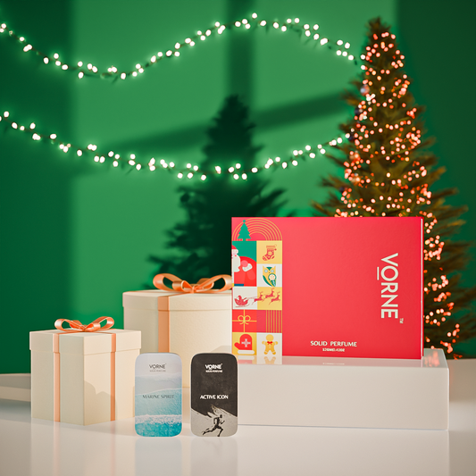 VORNE Marine Spirit & Active Icon Solid Perfume | Combo for Men (2 x 12g)