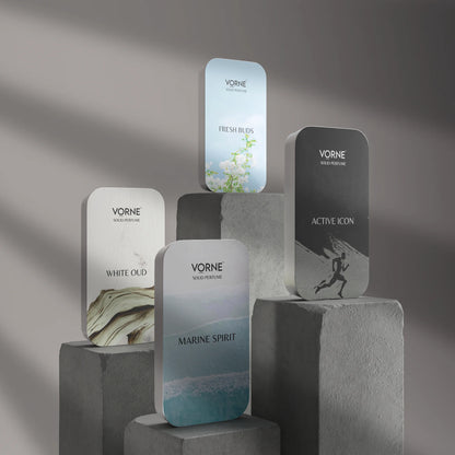 VORNE Set of 4 Solid Perfume for Men