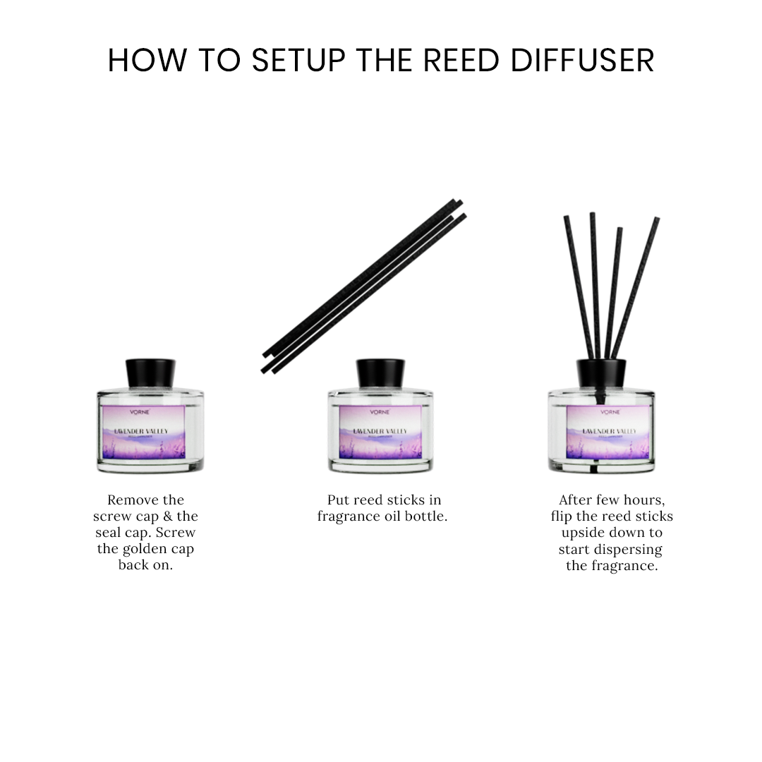 Vorne Lavender valley Reed Diffuser
