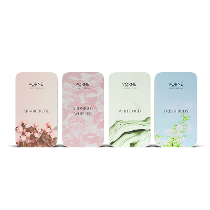 VORNE Set of 4 Solid Perfume for Women